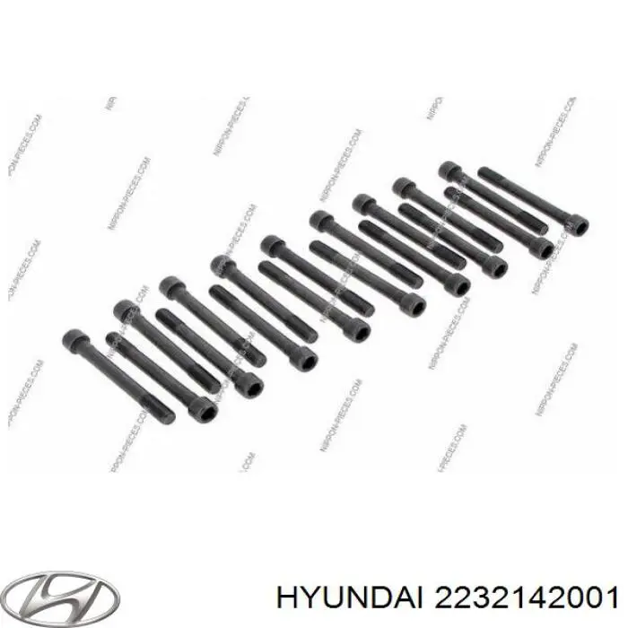 2232142001 Hyundai/Kia tornillo de culata