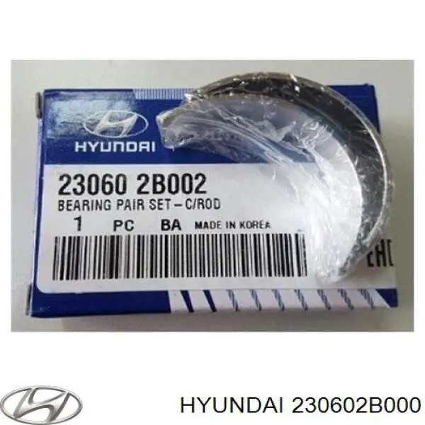  Juego de cojinetes de biela, estándar (STD) para Hyundai Elantra 4 