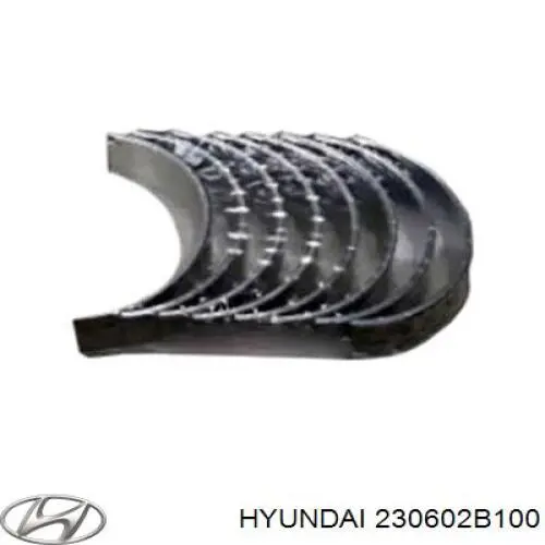 230602B100 Hyundai/Kia juego de cojinetes de biela, cota de reparación +0,25 mm