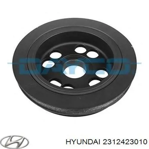 2312423010 Hyundai/Kia polea, cigüeñal