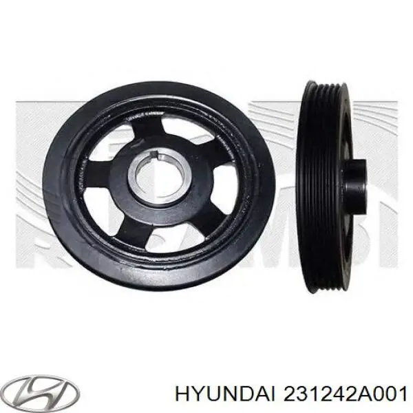 231242A001 Hyundai/Kia polea, cigüeñal