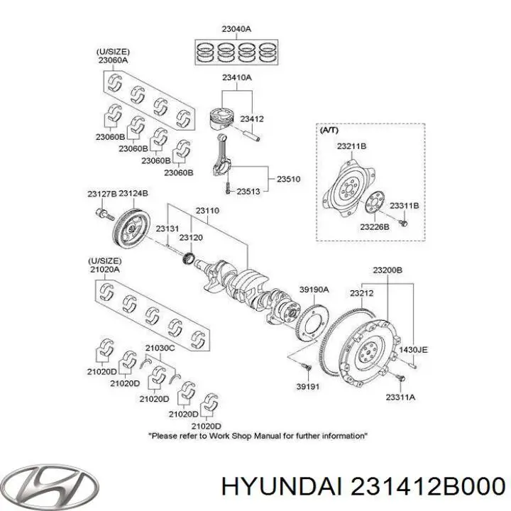  Corona del sensor de posicion cigueñal para KIA Carens 