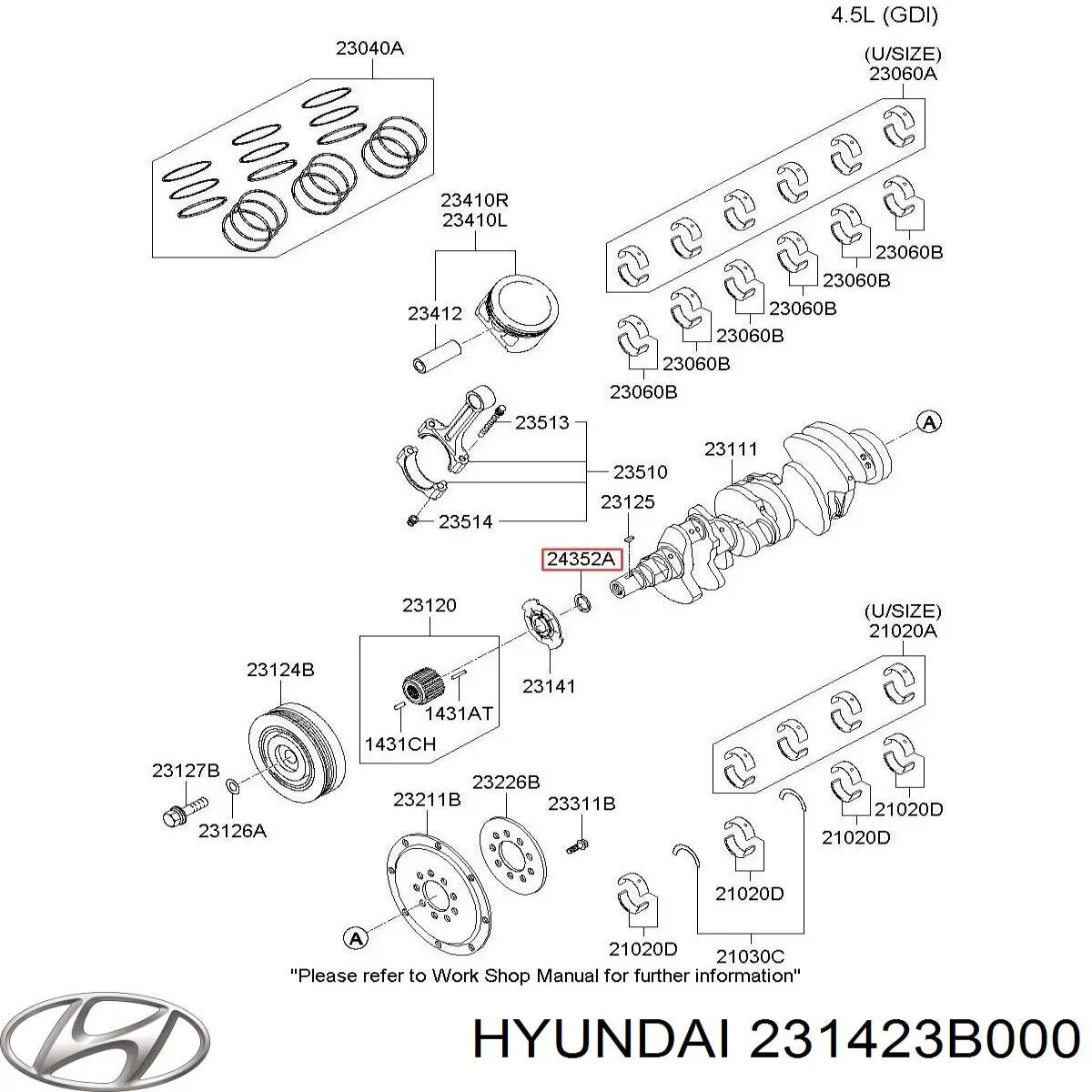 231423B000 Hyundai/Kia 