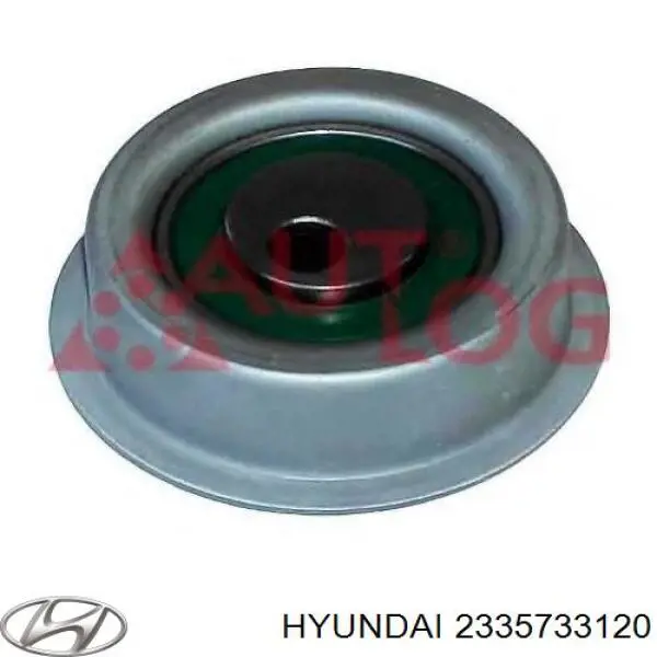 2335733120 Hyundai/Kia tensor de la polea de la correa dentada, eje de balanceo