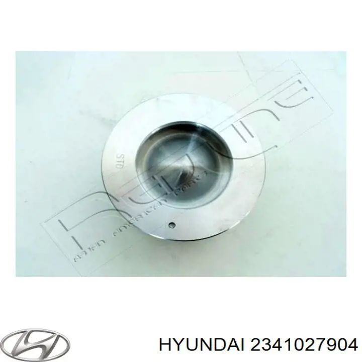  Pistón con bulón sin anillos, cota de reparación +0,50 mm para Hyundai Elantra 3 