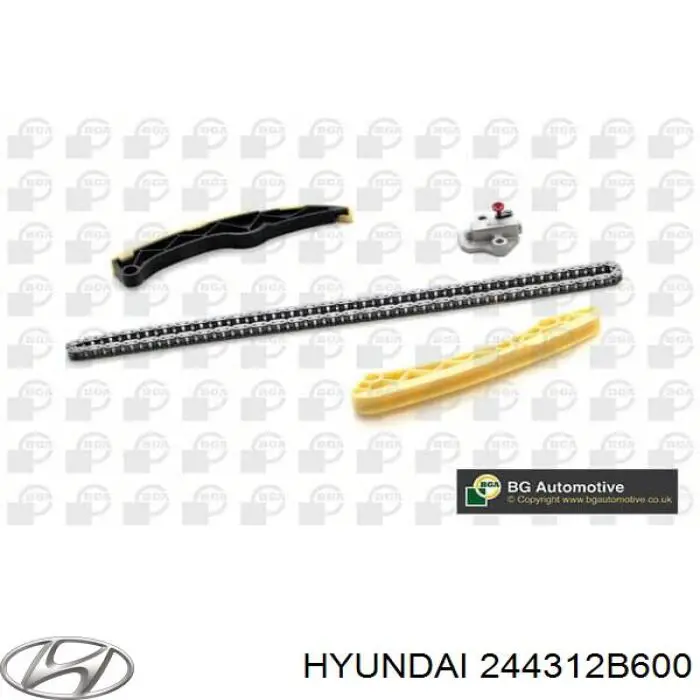  Carril de deslizamiento, cadena de distribución para Hyundai I40 VF