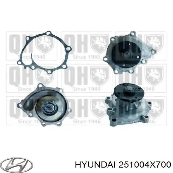 251004X700 Hyundai/Kia pastillas de freno delanteras