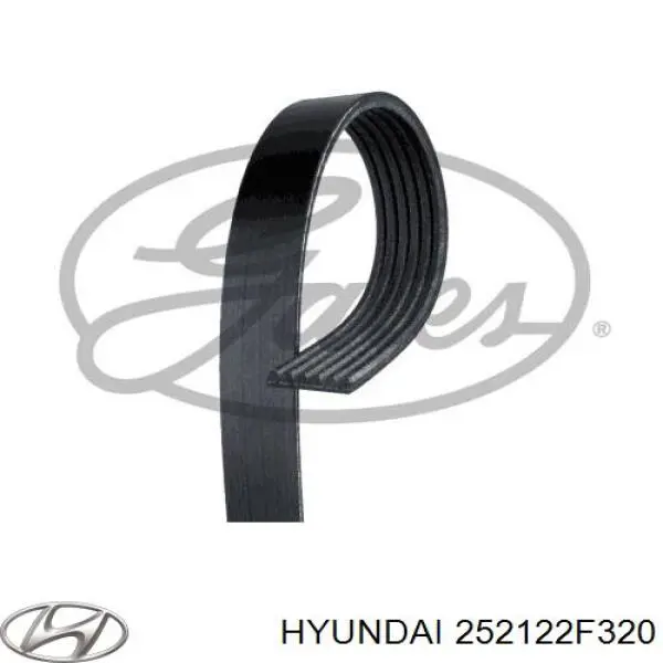 252122F320 Hyundai/Kia correa trapezoidal