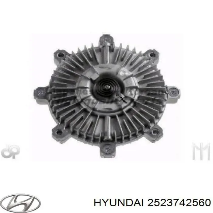 2523742560 Hyundai/Kia embrague, ventilador del radiador