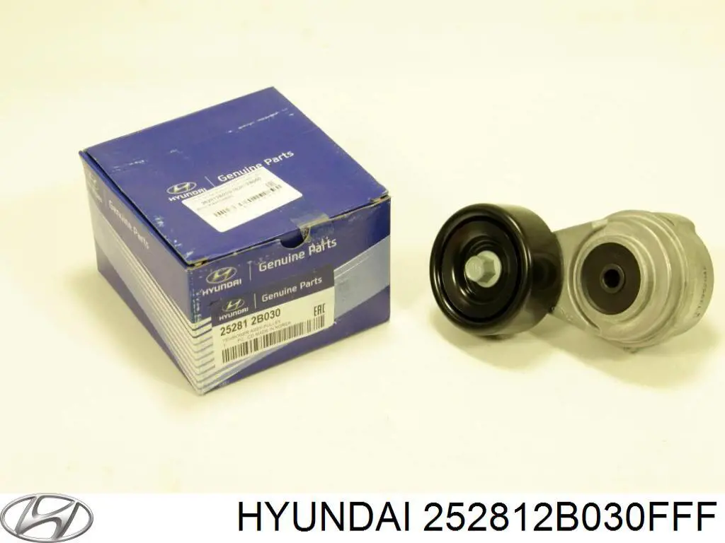 252812B030FFF Hyundai/Kia rodillo, correa trapecial poli v