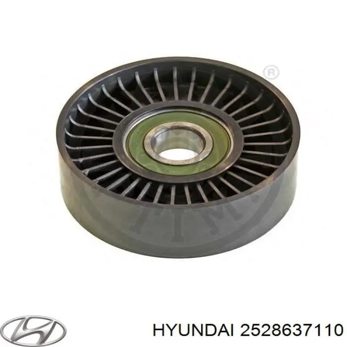 2528637110 Hyundai/Kia polea inversión / guía, correa poli v