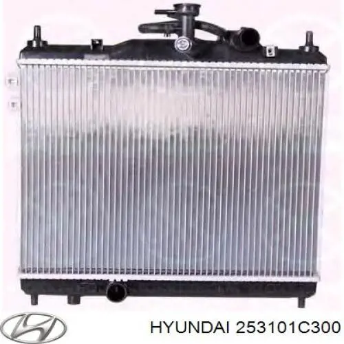 253101C300 Hyundai/Kia radiador refrigeración del motor