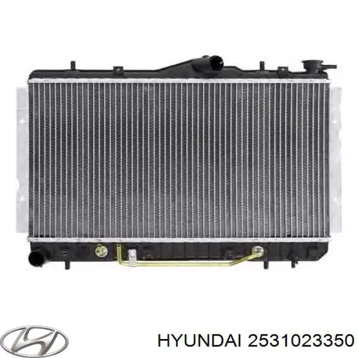 2531023350 Hyundai/Kia radiador refrigeración del motor