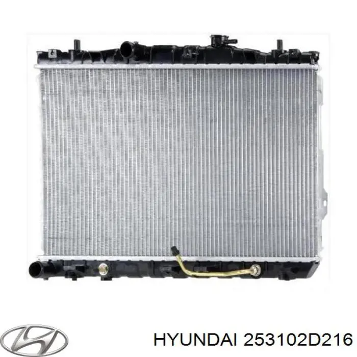 253102D216 Hyundai/Kia radiador refrigeración del motor