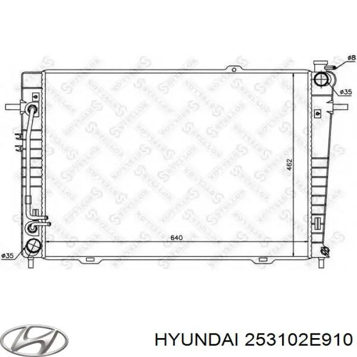 253102E910 Hyundai/Kia radiador refrigeración del motor