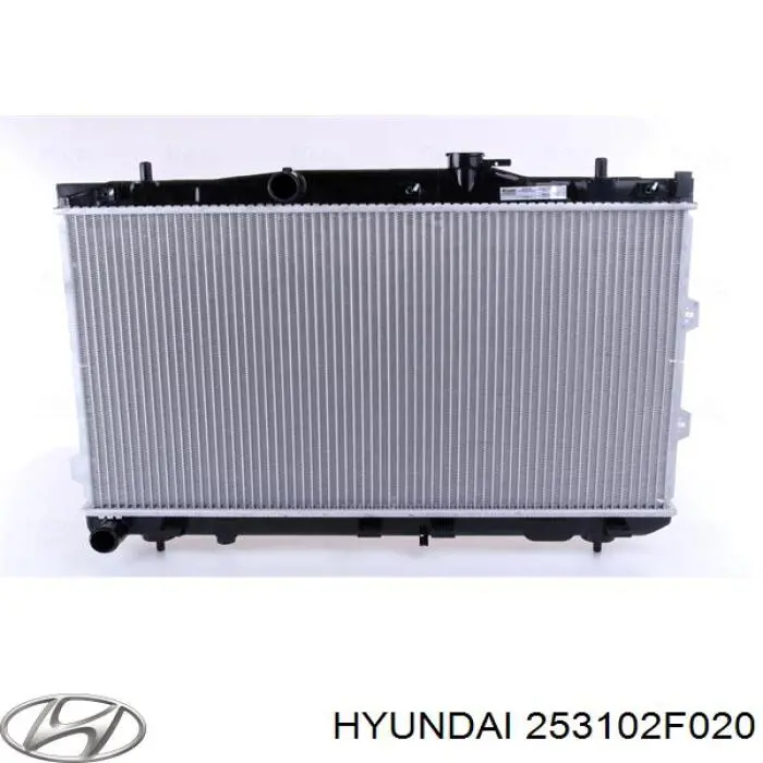 253102F020 Hyundai/Kia radiador refrigeración del motor