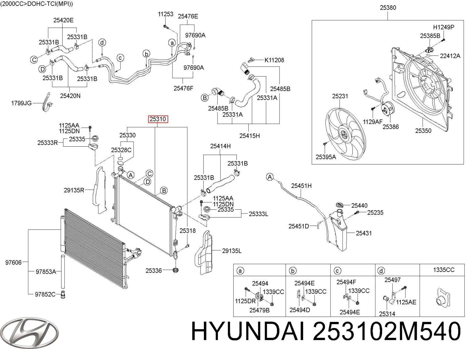 253102M540 Hyundai/Kia 