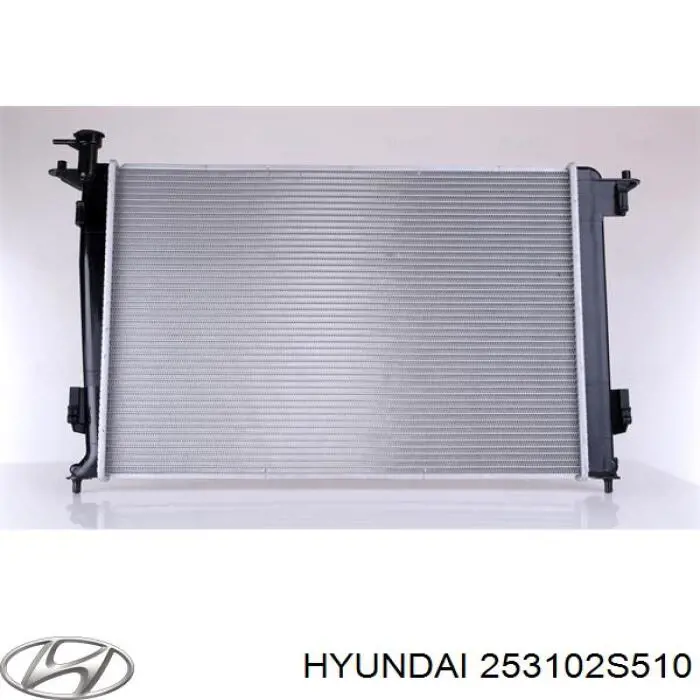 253102S510 Hyundai/Kia radiador refrigeración del motor