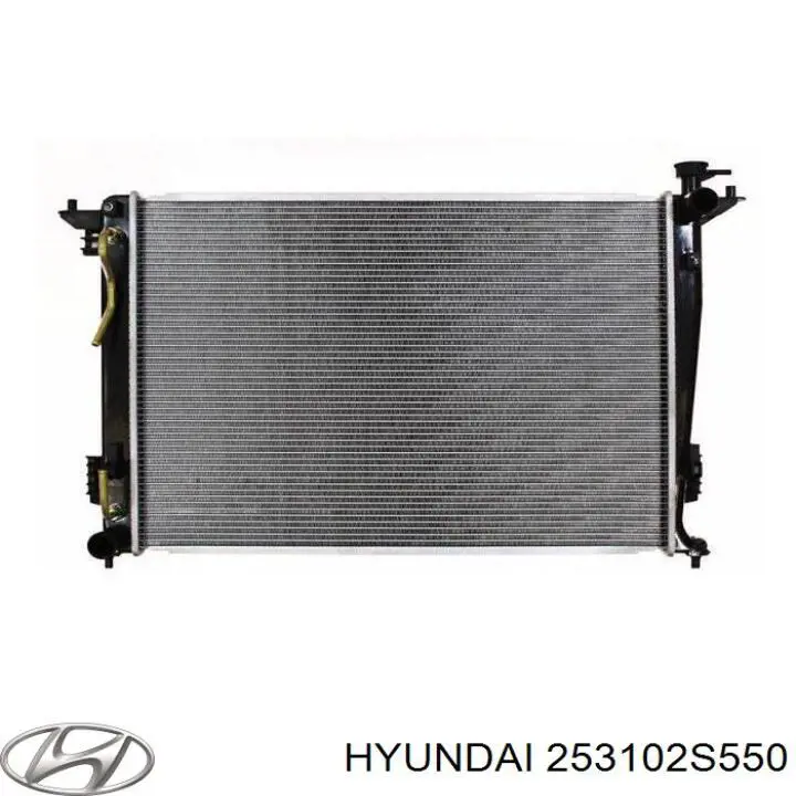 253102S550 Hyundai/Kia radiador refrigeración del motor