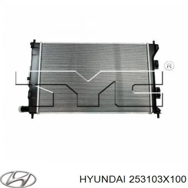 253103X100 Hyundai/Kia radiador refrigeración del motor