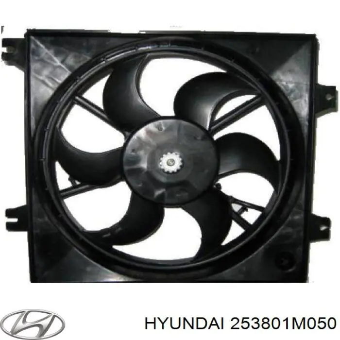  Difusor de radiador, ventilador de refrigeración, condensador del aire acondicionado, completo con motor y rodete para KIA Cerato TD