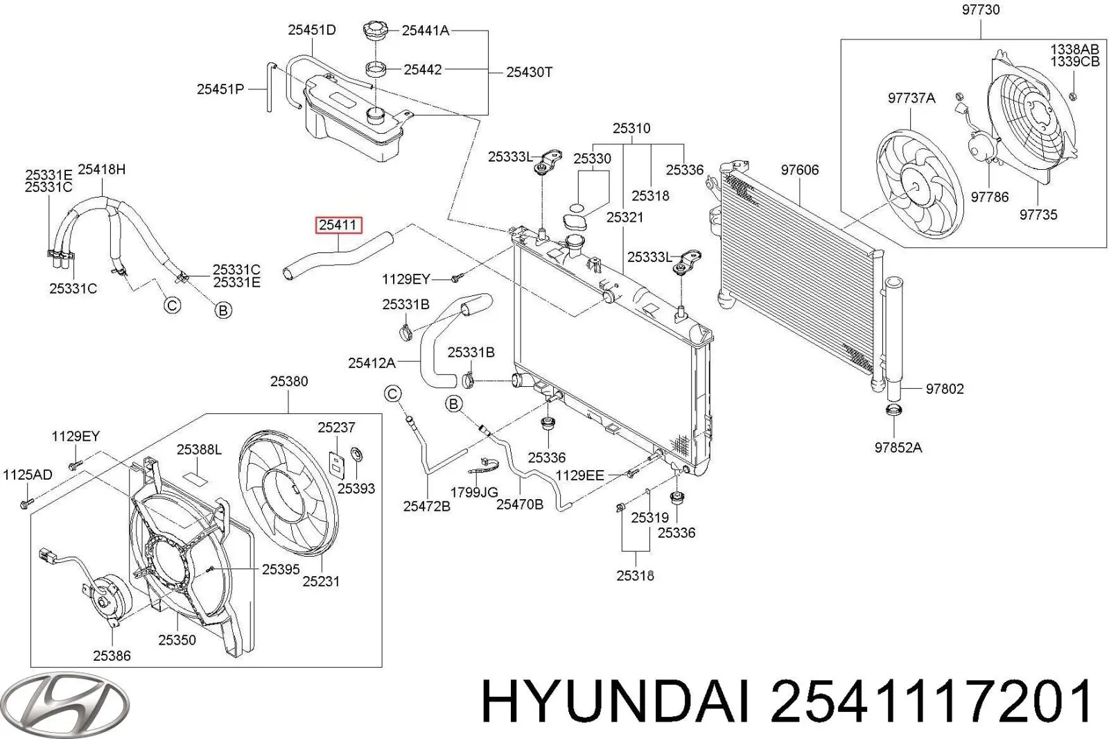 2541117201 Hyundai/Kia 