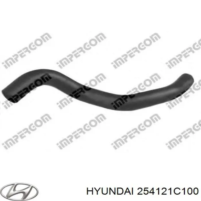 25412-1C100 Hyundai/Kia manguera refrigerante para radiador inferiora