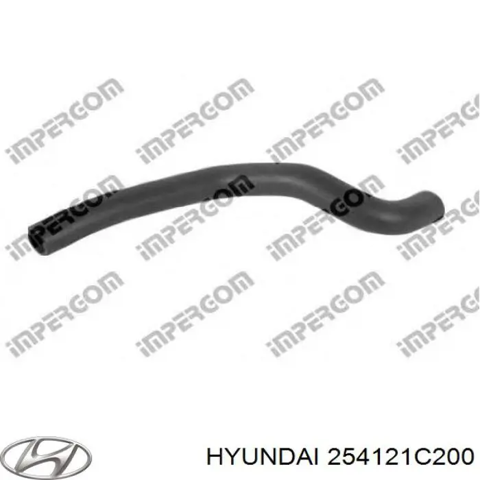  Manguera refrigerante para radiador inferiora para Hyundai Getz 