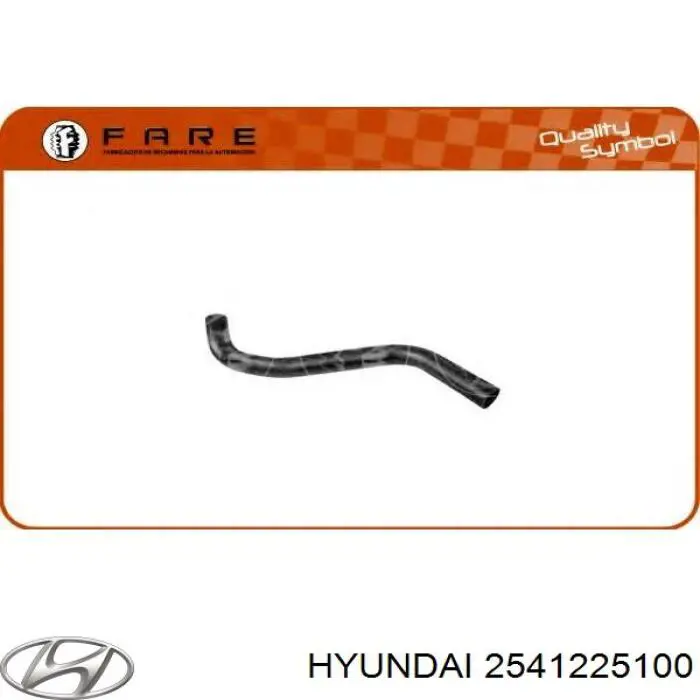  Manguera refrigerante para radiador inferiora para Hyundai Accent 2 