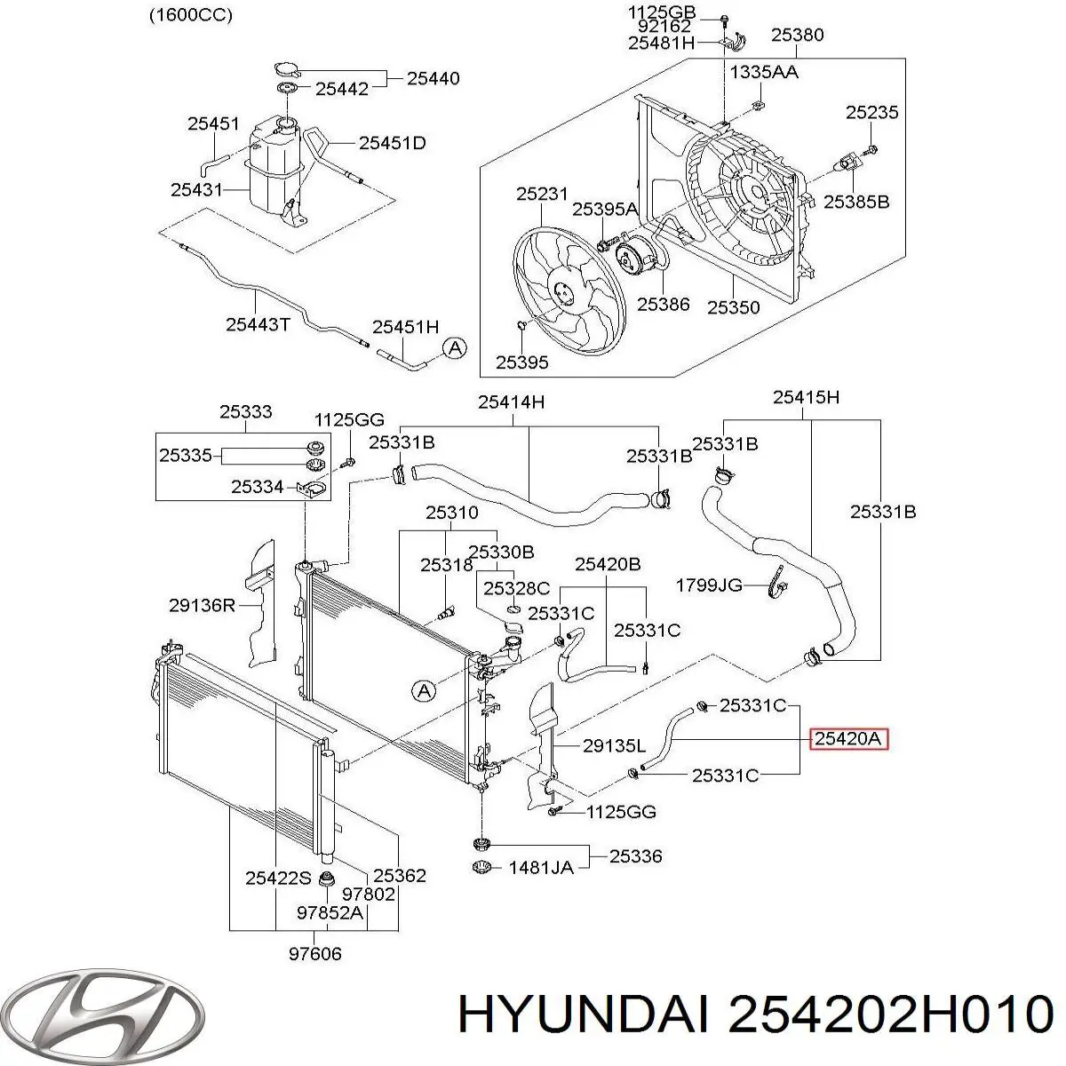 254202H010 Hyundai/Kia 