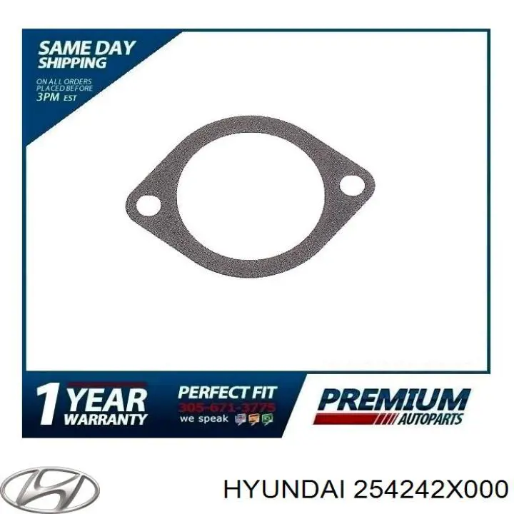 254242X000 Hyundai/Kia junta de brida de sistema derefrigeración