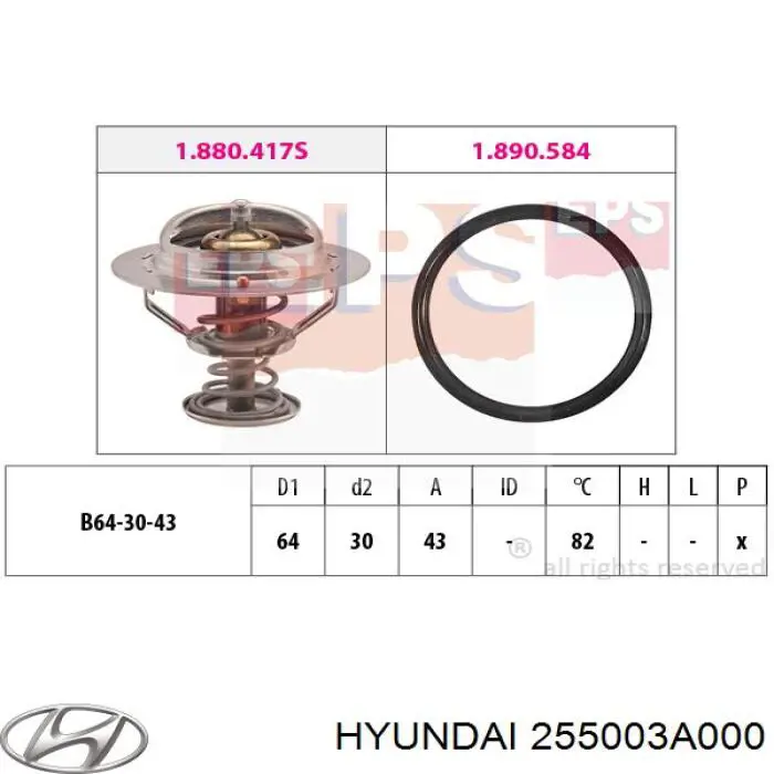 255003A000 Hyundai/Kia 