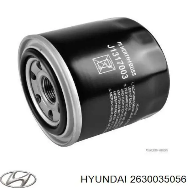 26300-35056 Hyundai/Kia filtro de aceite