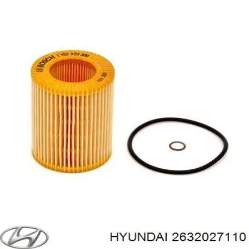 2632027110 Hyundai/Kia filtro de aceite