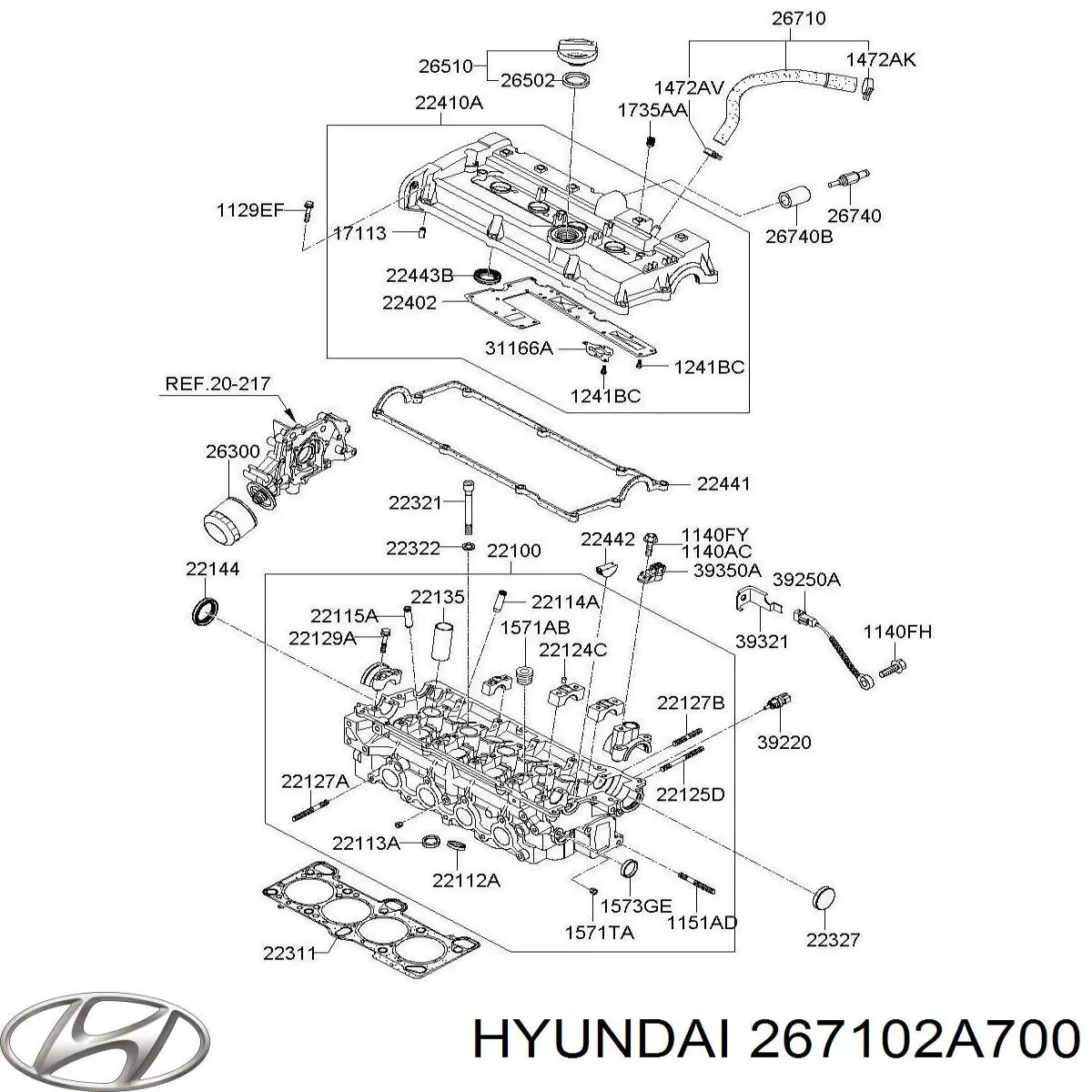 267102A700 Hyundai/Kia 