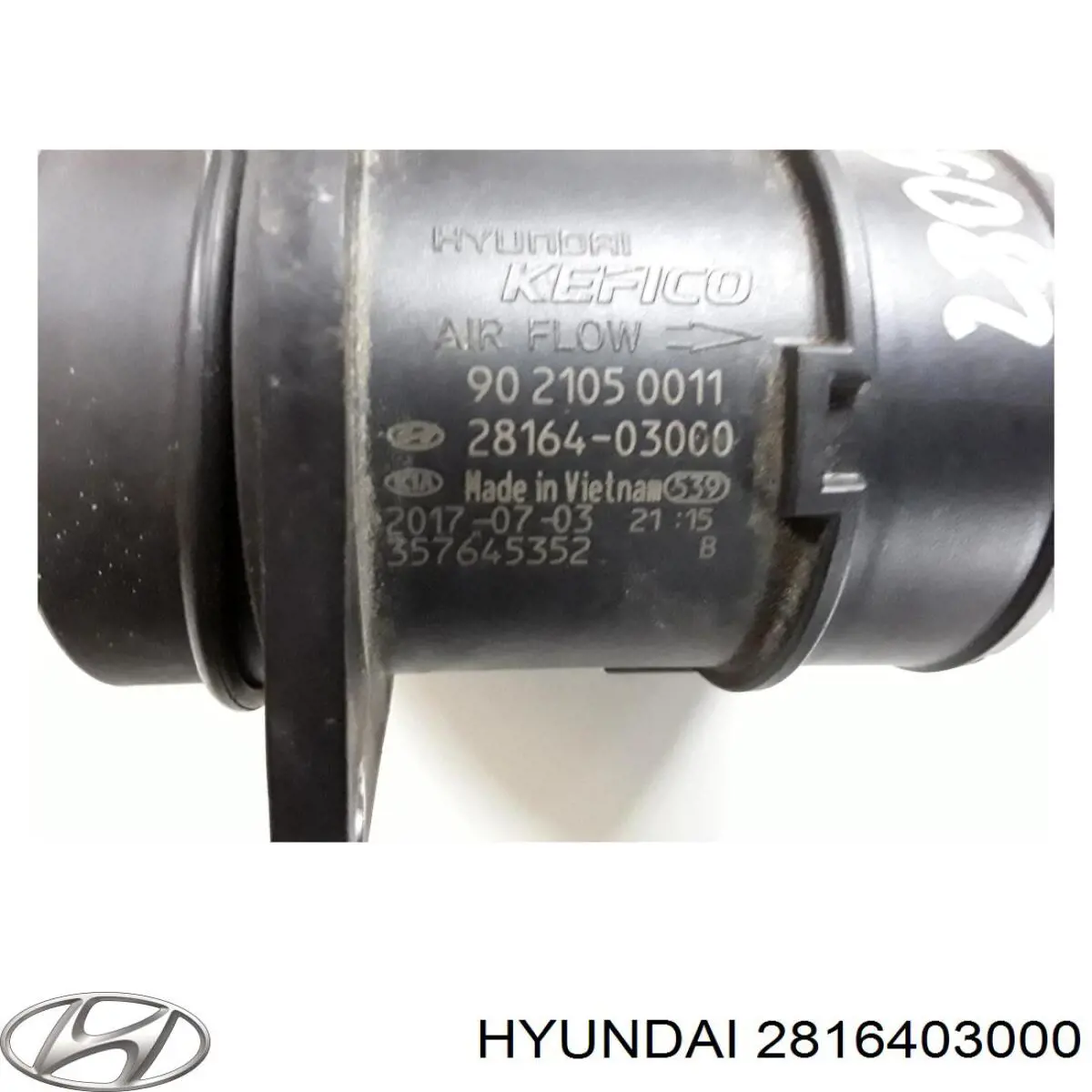  Sensor De Flujo De Aire/Medidor De Flujo (Flujo de Aire Masibo) para Hyundai KONA OS