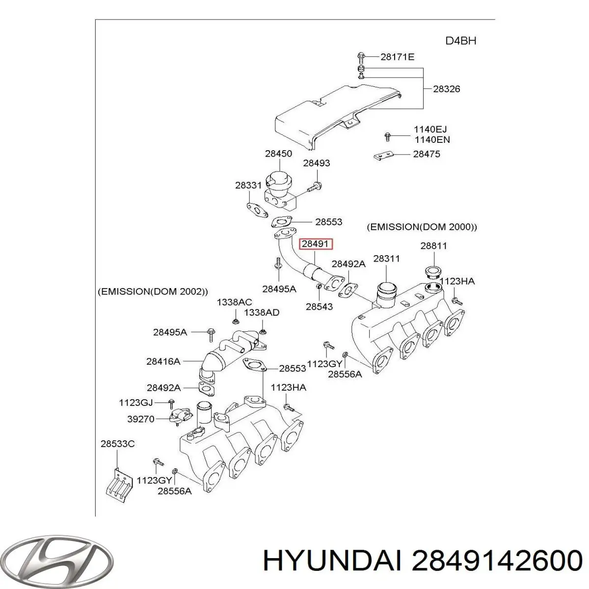 2849142600 Hyundai/Kia 