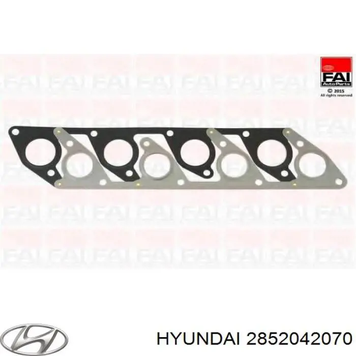 2852042070 Hyundai/Kia junta multiple de admision/escape combinado