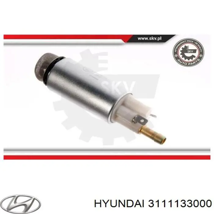 3111133000 Hyundai/Kia bomba de combustible eléctrica sumergible