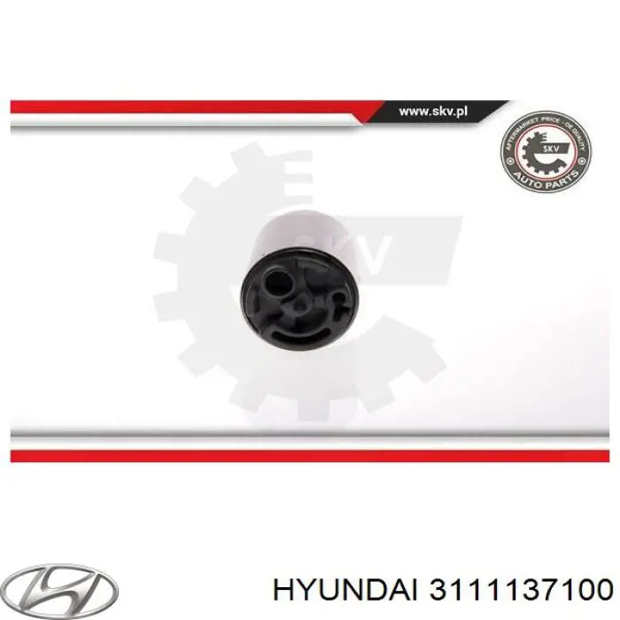 3111137100 Hyundai/Kia bomba de combustible eléctrica sumergible