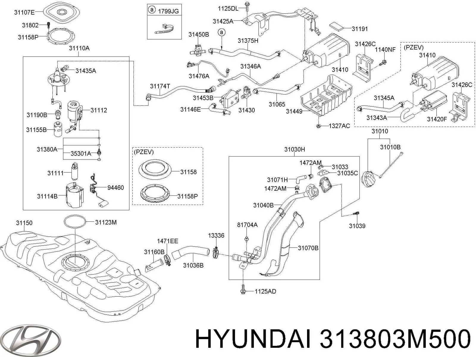 313803M500 Hyundai/Kia 