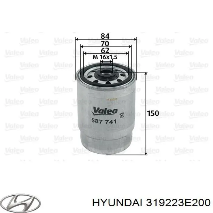 319223E200 Hyundai/Kia filtro combustible