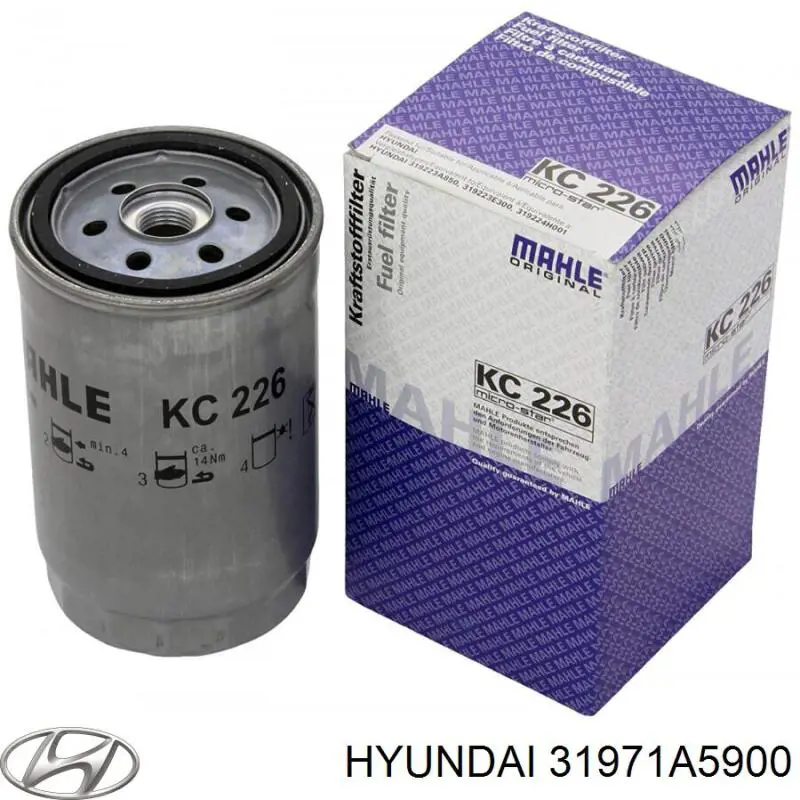 31971A5900 Hyundai/Kia filtro combustible