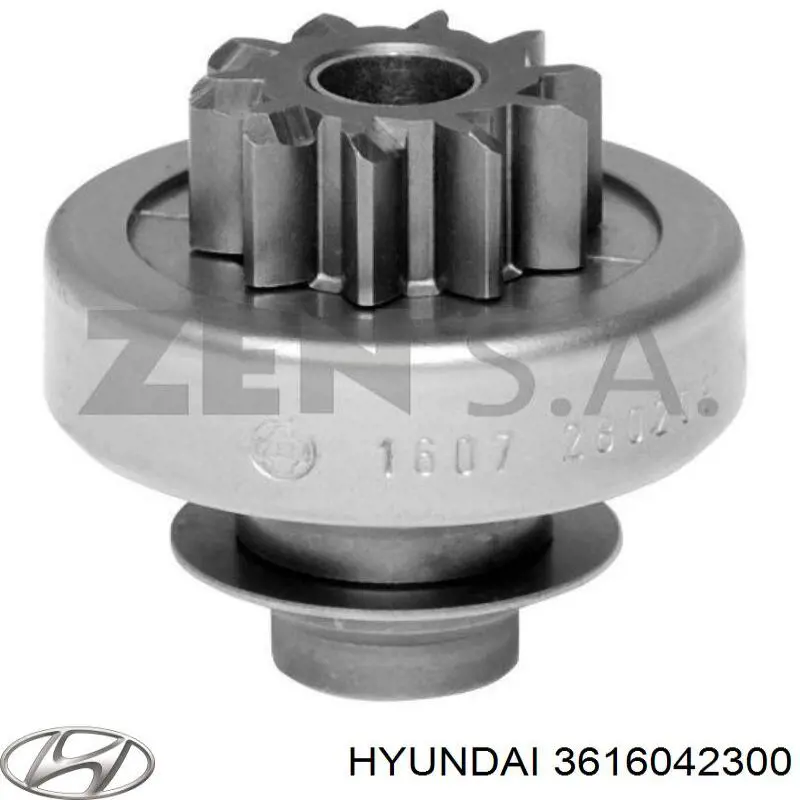 3616042300 Hyundai/Kia bendix, motor de arranque