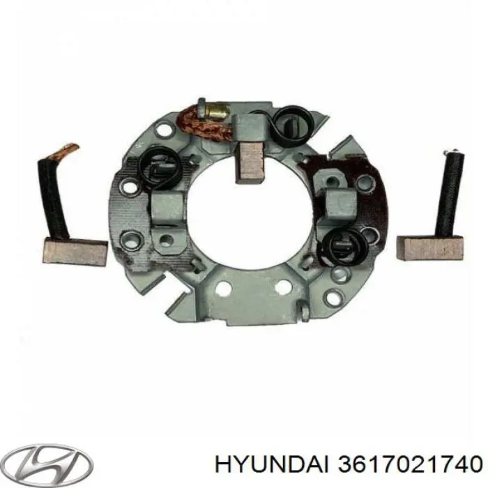 3617021740 Hyundai/Kia soporte, escobillas de carbón, motor de arranque