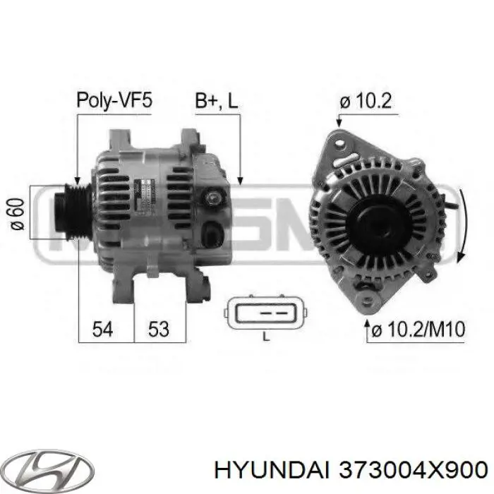 373004X900 Hyundai/Kia alternador