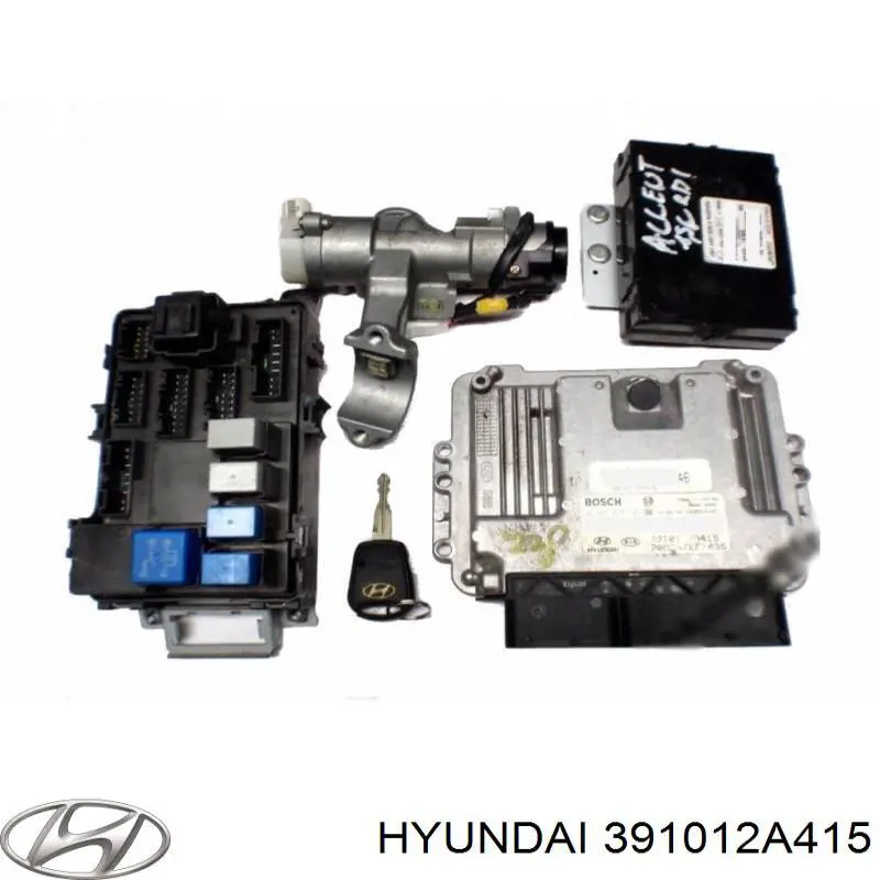  Centralina Del Motor / Modulo De control Del Motor (ecu) para Hyundai Accent 3 