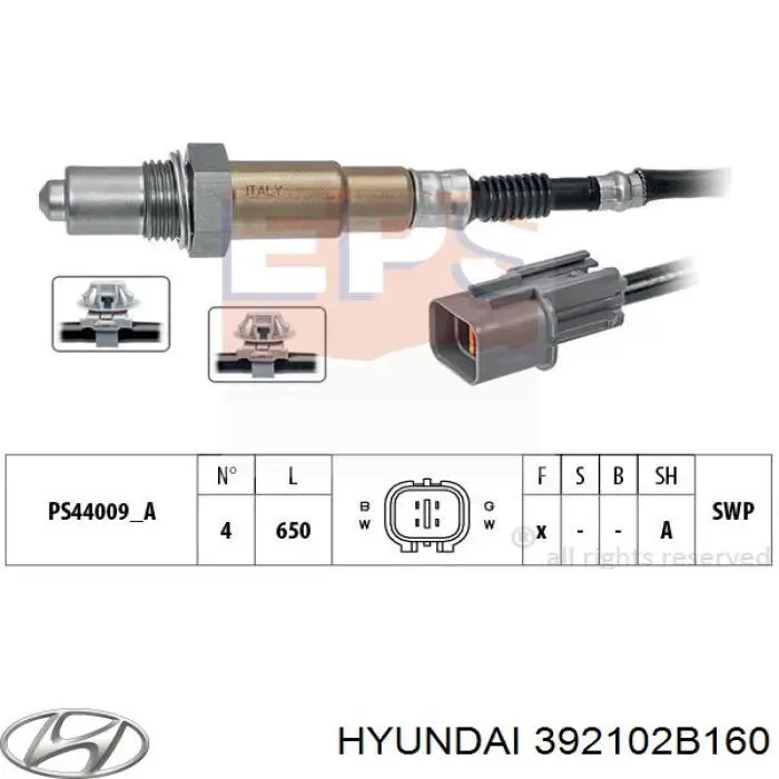  Sonda Lambda para Hyundai SOLARIS SBR11