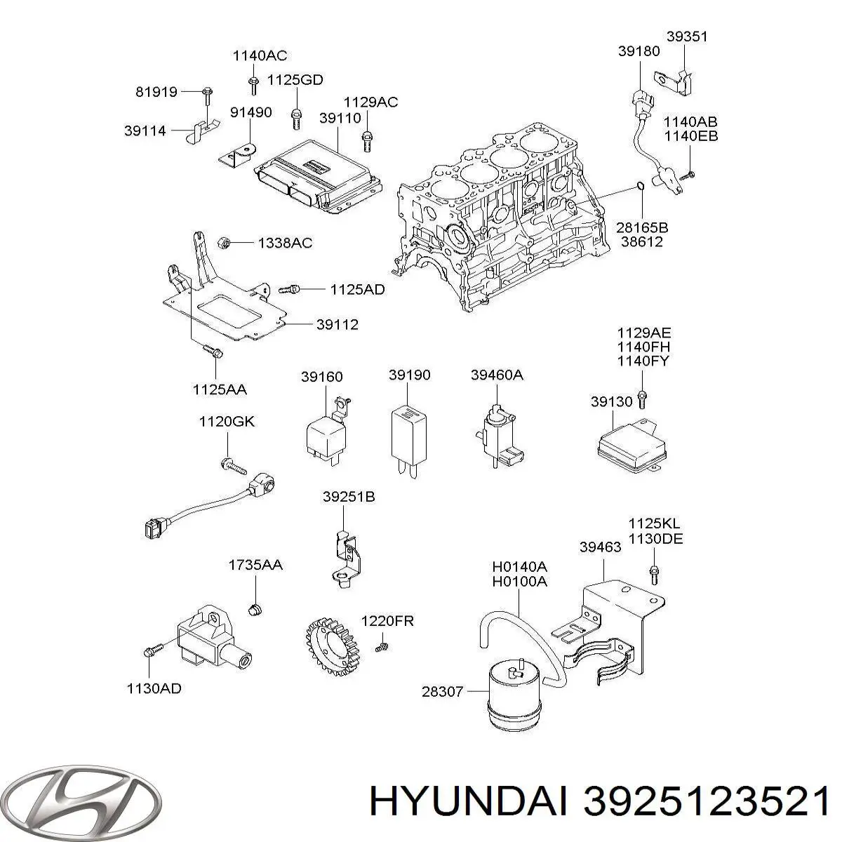 3925123521 Hyundai/Kia 