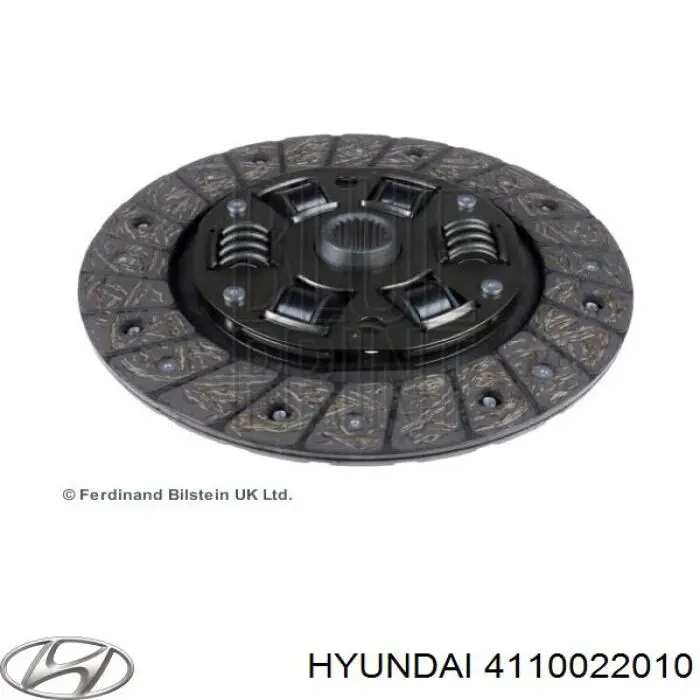 4110022010 Hyundai/Kia disco de embrague